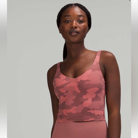 Lululemon Align Tank Top- Heritage 365 Camo Brier Rose Multi. Size 0 - Picture 1 of 6